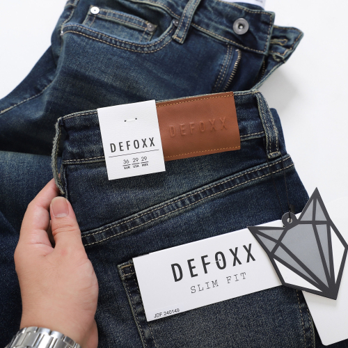 Quần Jeans DEFOXX 302 Xanh đậm wash 